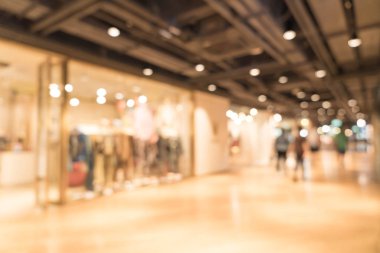 bulanıklık modern alışveriş merkezi