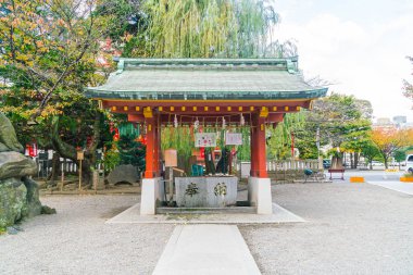 Güzel mimari Asakusa alanında çevresinde Sensoji Tapınağı'nda 