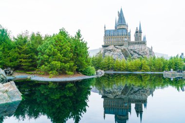 Osaka, Japonya - 21 Kasım 2016: Harry Potter ve büyücü dünya