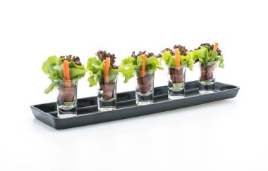 pastırma ile salata rulo