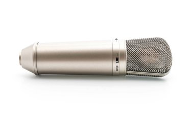 Beyaz güzel mikrofon