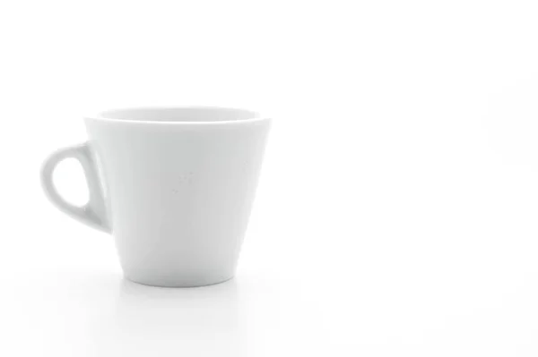 Tazza di caffè su bianco — Foto Stock