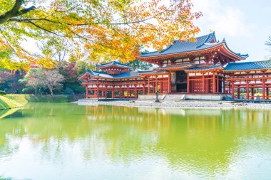 Güzel mimari Byodo içinde Kyoto tapınakta.