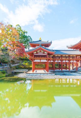 Güzel mimari Byodo içinde Kyoto tapınakta.