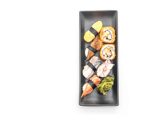 Set of sushi and maki roll — Stock Photo, Image