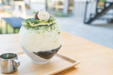 yeşil çay bingsu