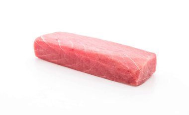 beyaz üzerine taze orkinos