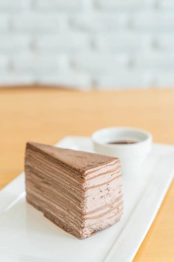 çikolatalı krep pasta