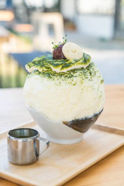 yeşil çay bingsu