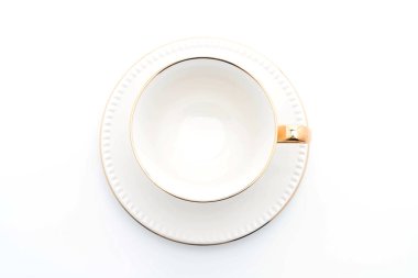lüks kahve Kupası beyaz