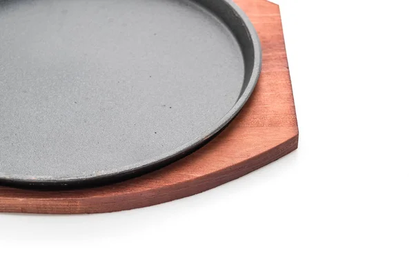 Saucepan (Hot plate) steak — Stock Photo, Image
