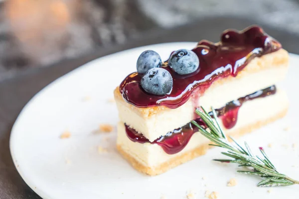 Blueberry cheese cake — Stock Photo, Image