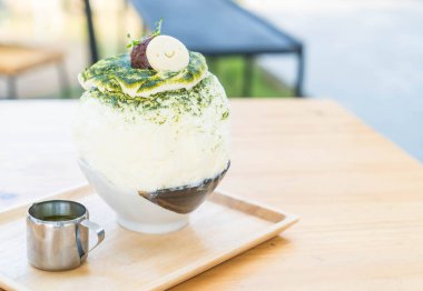 yeşil çay bingsu