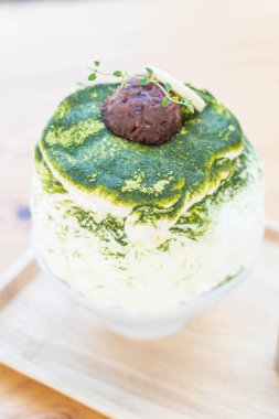 yeşil çay bingsu