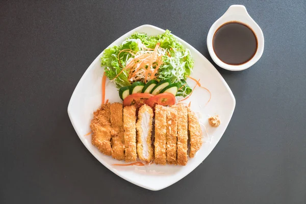 sebze soslu kızarmış pirzola domuz eti