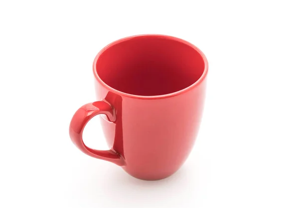 Rote Keramiktasse — Stockfoto