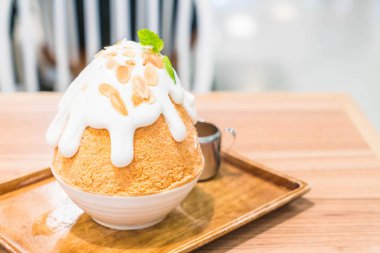 süt çay buz tıraş (bingsu) 