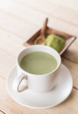 hot matcha latte