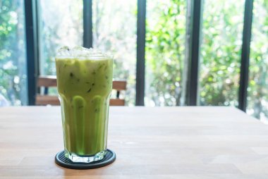 buzlu yeşil çay kahve