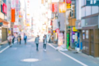 Shinjuku Tokyo City, soyut bulanıklık