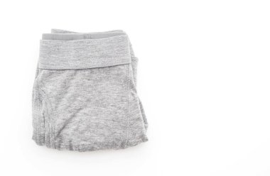 Beyaz arka plan üzerinde erkek iç giyim