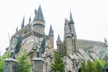 Osaka, Japonya - 21 Kasım 2016: Harry Potter ve büyücü dünya