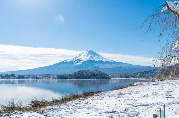 Dağ Fuji San Kawaguchiko Gölü.