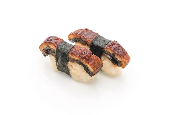 Sushi de enguia nigiri - estilo de comida japonesa — Fotografia de Stock
