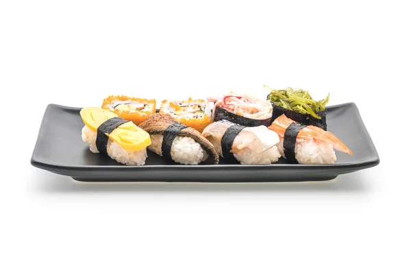 Roll a sushi és a maki — Stock Fotó