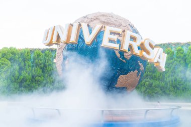 Osaka, Japonya - 21 Kasım 2016: temel tema park konumlar