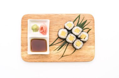 tatlı yumurta maki (tamago) - Japon gıda tarzı