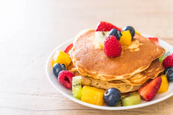 mix meyve ile gözleme