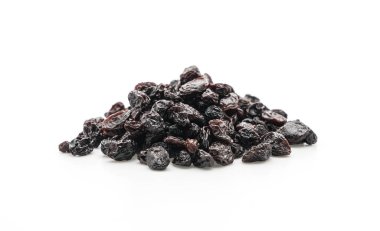 Beyaz üzerine siyah kuru üzüm