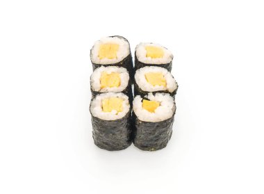 tatlı yumurta maki (tamago) - Japon gıda tarzı