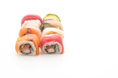karışık suşi roll - Japon gıda tarzı