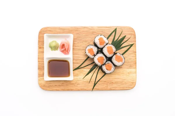 三文鱼寿司寿司日本食物风格 — 图库照片