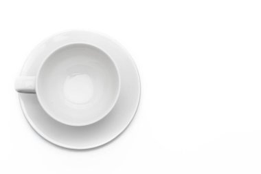 Boş beyaz kahve Kupası 