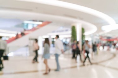 Lüks alışveriş merkezinde soyut bulanıklık