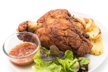 Gevrek domuz knuckle veya Alman domuz Hocks