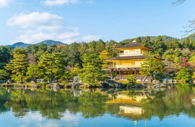 Kinkakuji Tapınağı (altın köşk güzel mimari)