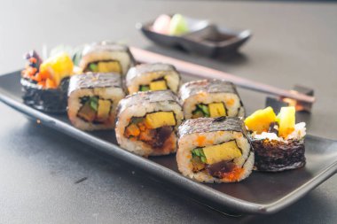 suşi roll - Japon gıda tarzı