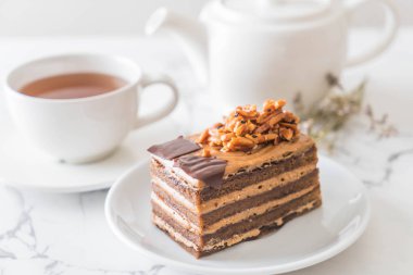 Kahveli kurabiye kek