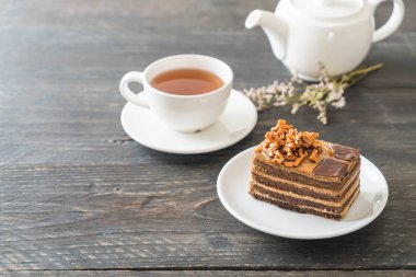 Kahveli kurabiye kek