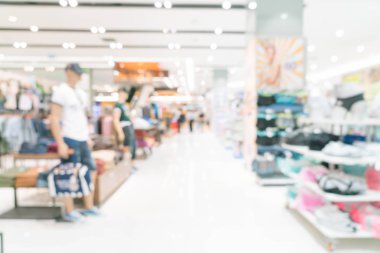 Lüks alışveriş merkezinde soyut bulanıklık