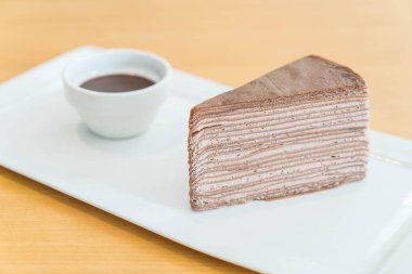 çikolatalı krep pasta