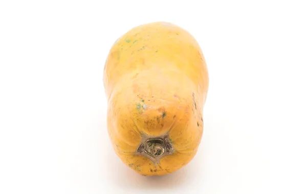 Frische Papaya auf weiß — Stockfoto