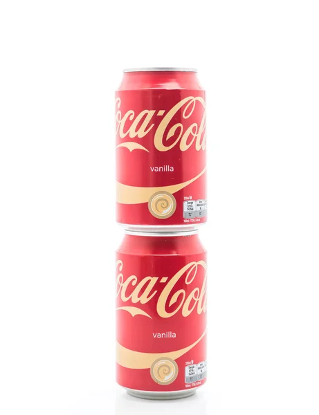 Bangkok, thailand - 4. april 2017: coca cola vanille kann isolieren — Stockfoto