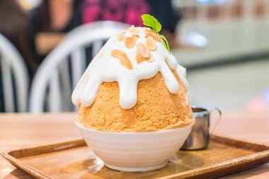 süt çay buz tıraş (bingsu) 