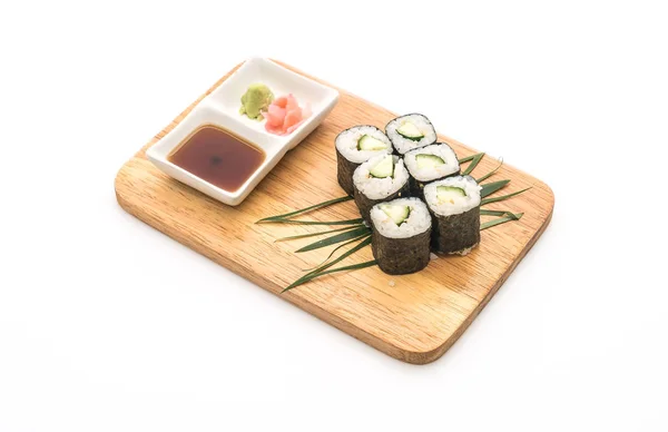 黄瓜寿司寿司-日本料理风格 — 图库照片
