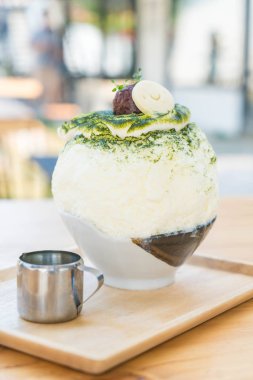 yeşil çay bingsu
